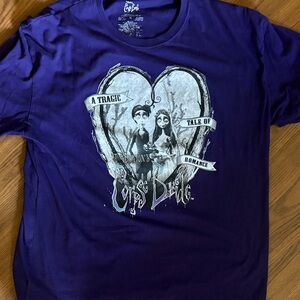 Corpse Bride Purple Graphic Tee
